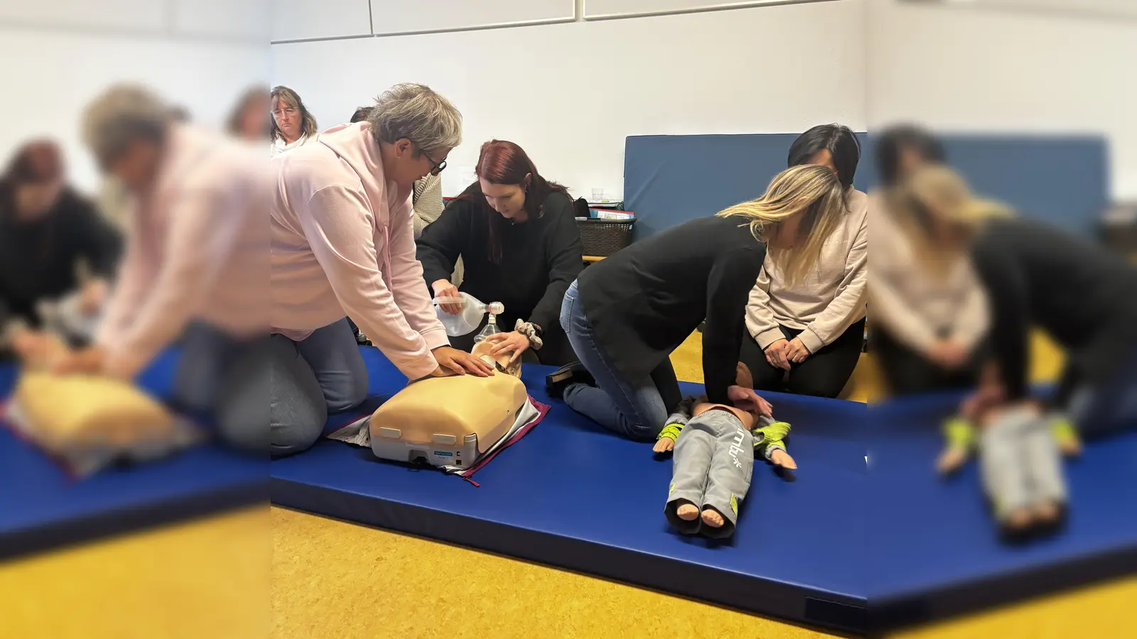 Nach der Theorie wurde auch die Praxis geübt. (Bild: Lisa Stadler)