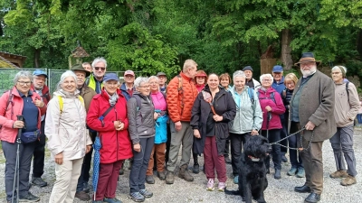 Amberger OWV`ler besuchten Schloß Fronberg. (Bild: Joachim Hantke)