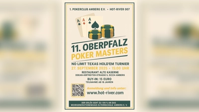 Flyer Wohltätigkeits-Pokerturnier (Bild: Erwin Stangl)