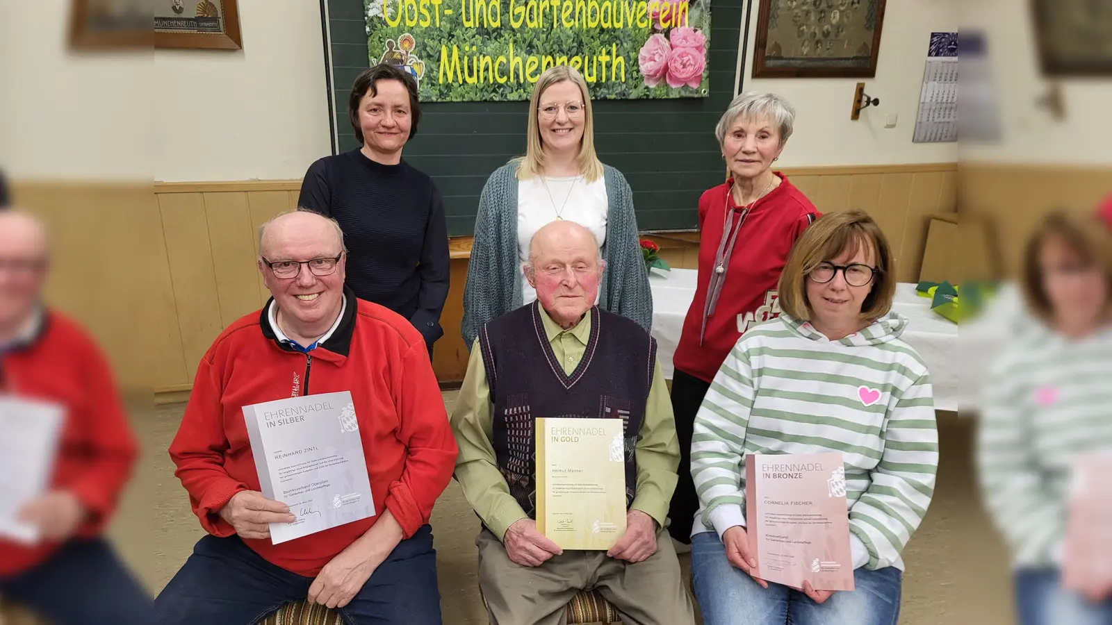  vorne von links: R. Zintl, H. Männer, C. Fischer, hinten: M. Pappenberger, S. Heindl, M. Schicker (Bild: Rudi Kunz)