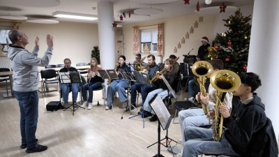 Das Nachwuchsorchester unter Leitung von Martin Hinkel. (Bild: Philipp Korb)