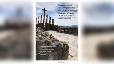 Burgruine Waldeck, Berggottesdienst der Kulmgemeinden mit Kindergottesdienst am 26. Juli um 10 Uhr (Bild: Friederike Steiner)