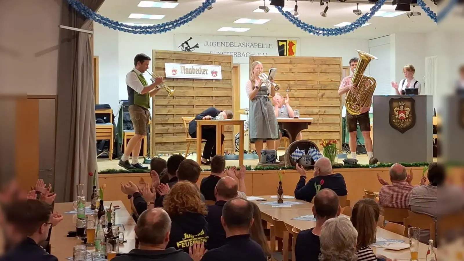 Sketch-Einlage der Kleinbesetzung der JBK Fensterbach  (Bild: JBK Fensterbach)