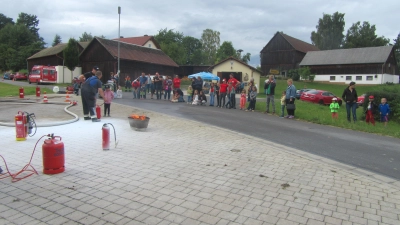 Der richtige Umgang mit Feuerlöschern ist kinderleicht. (Bild: Lothar Siller)