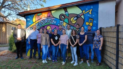 Der neu gewählte Elternbeirat des Kindergartens (Bild: Melanie Weininger)
