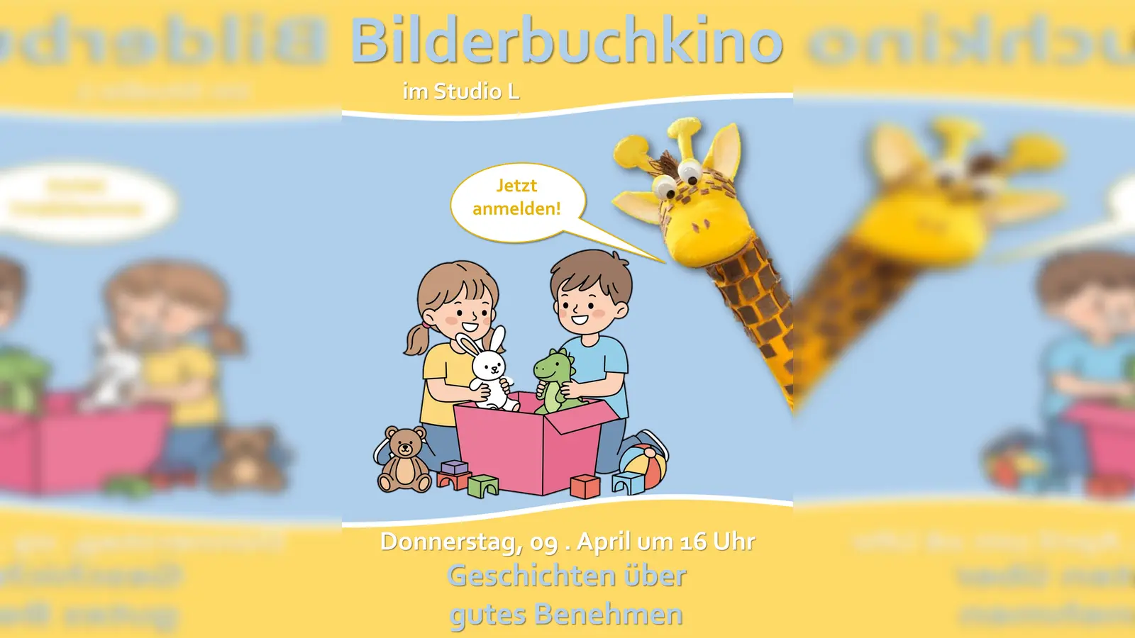 Vorlesestunde - Geschichten über gutes Benehmen (Bild: Rebekka Wild)