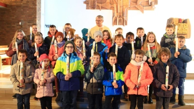 Vorstellung der Erstkommunionkinder. (Bild: Florian Schießl)