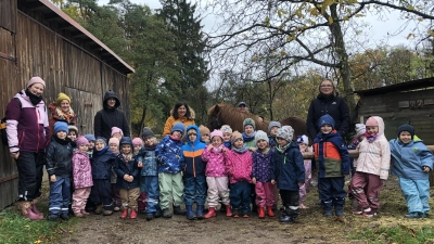 die ganze Kindergartengruppe (Bild: Agnes Klar)