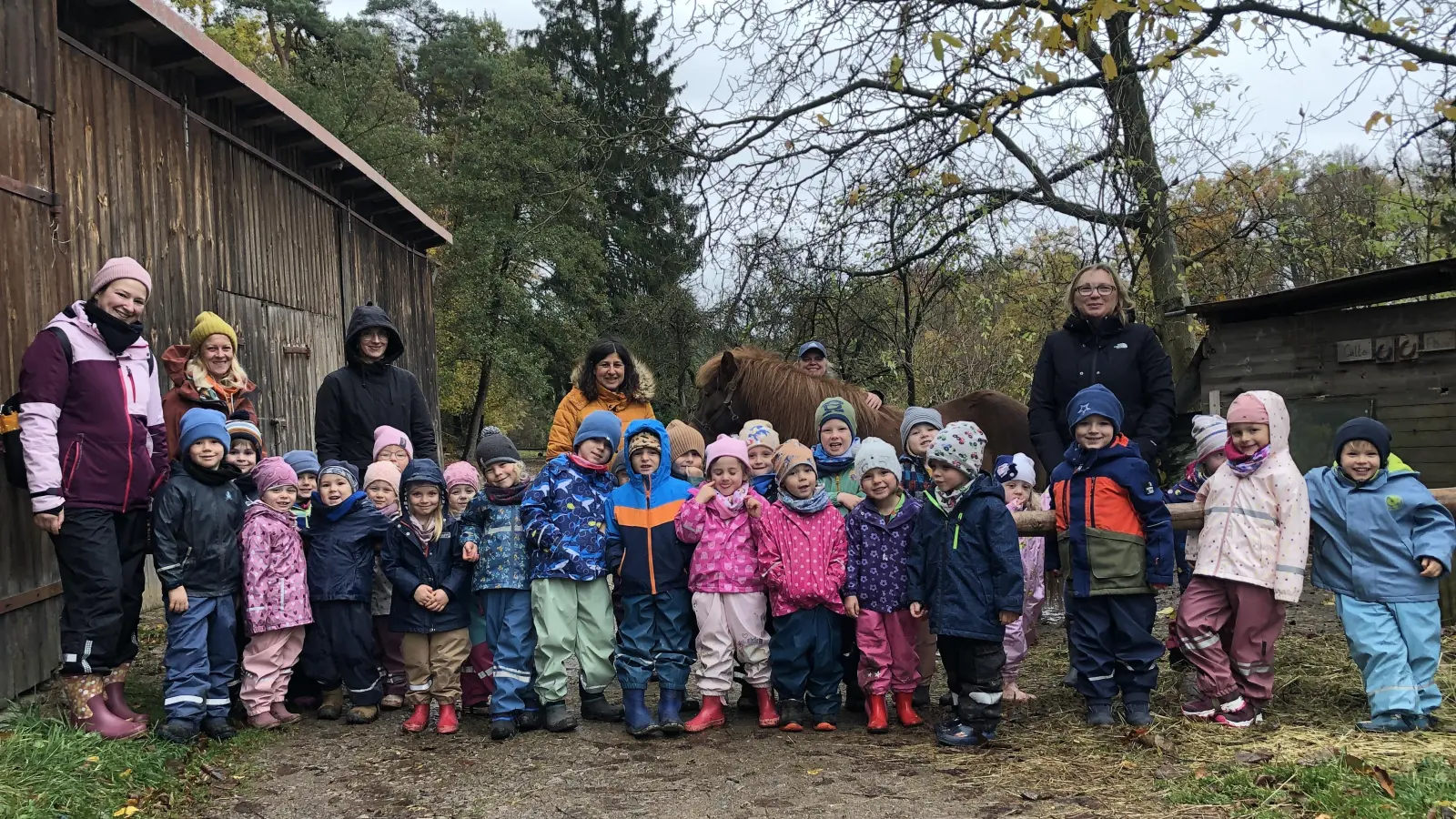 die ganze Kindergartengruppe (Bild: Agnes Klar)