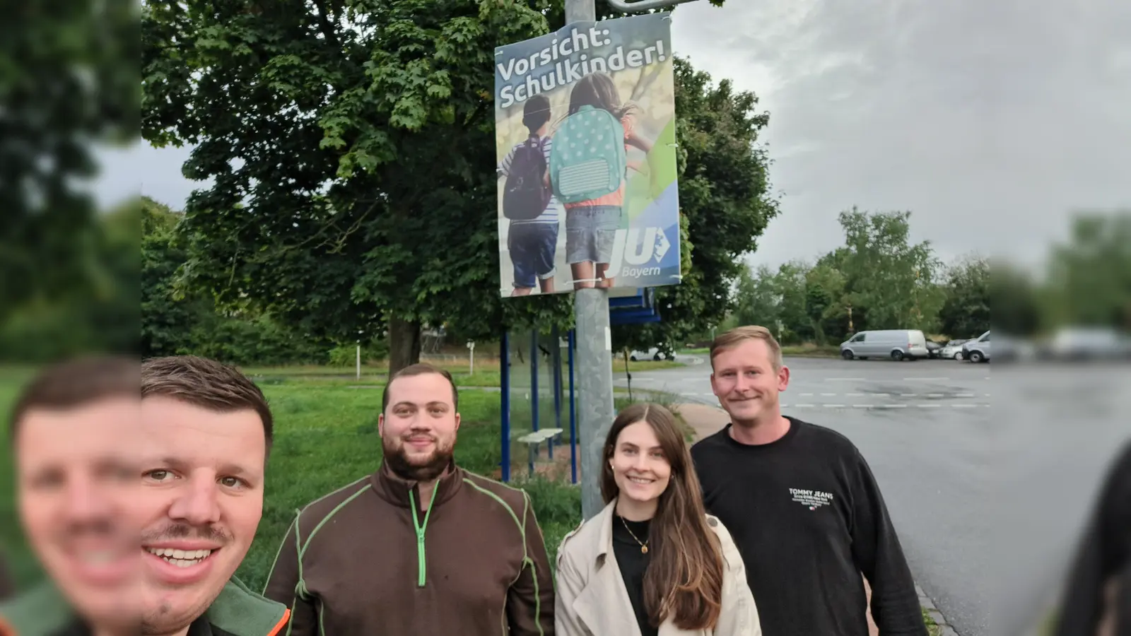 CSU Ortsvorsitzender Thomas Hottner, stellv. JU Ortsvorsitzender Christian Birner, JU Schriftführerin Christina Wagner und JU Ortsvorsitzender Lukas Schiffler (Bild: Thomas Hottner)