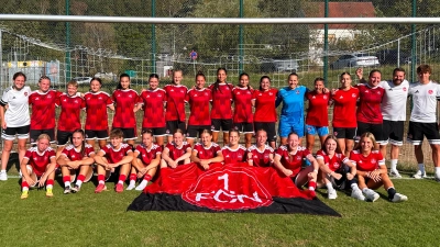 Das Team der FCN-Juniorinnen. (Bild: Tobias Mühlsteff)