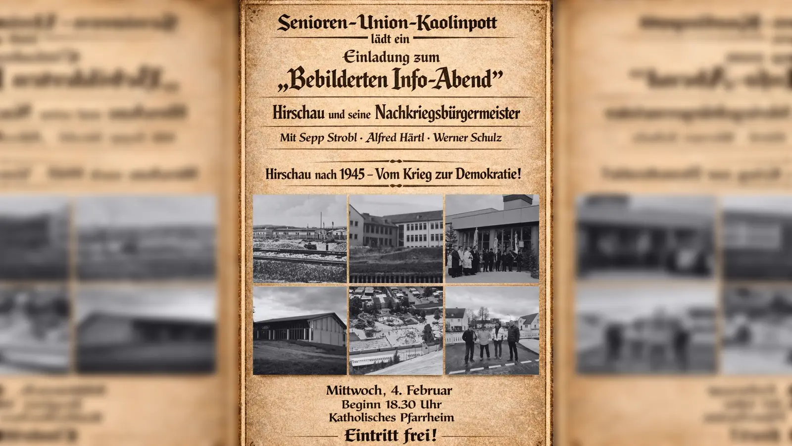 Plakat (Bild: Werner Schulz)