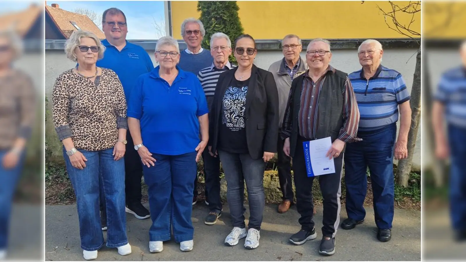 VdK OV Vohenstrauß ehrt langjährige Mitglieder  (Bild: Ingrid Kaltenecker)