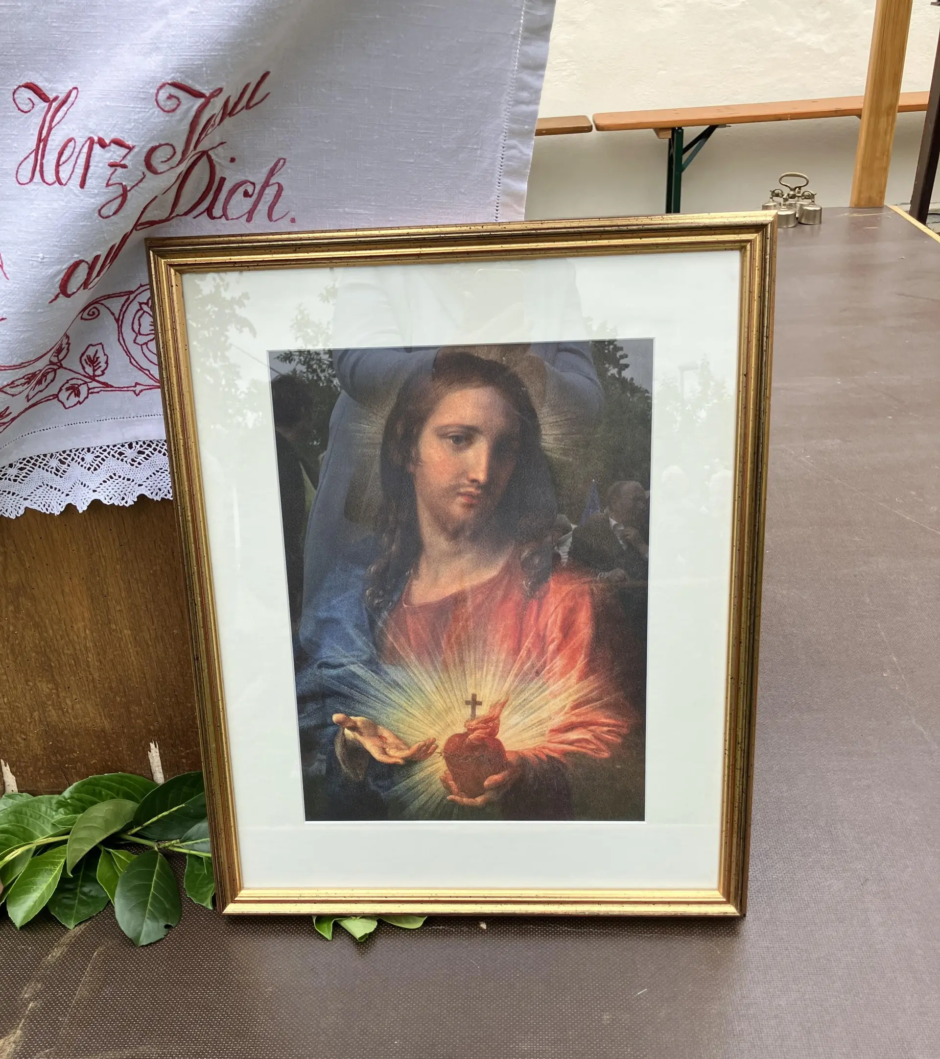 Kopie des Herz-Jesu-Bildes von Batoni. (Bild: Sabine Weiß)