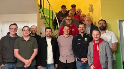 Die neu gewählte Vorstandschaft des ATSV 1892 Tirschenreuth - Sparte Fußball (Bild: Timmy Schmid)