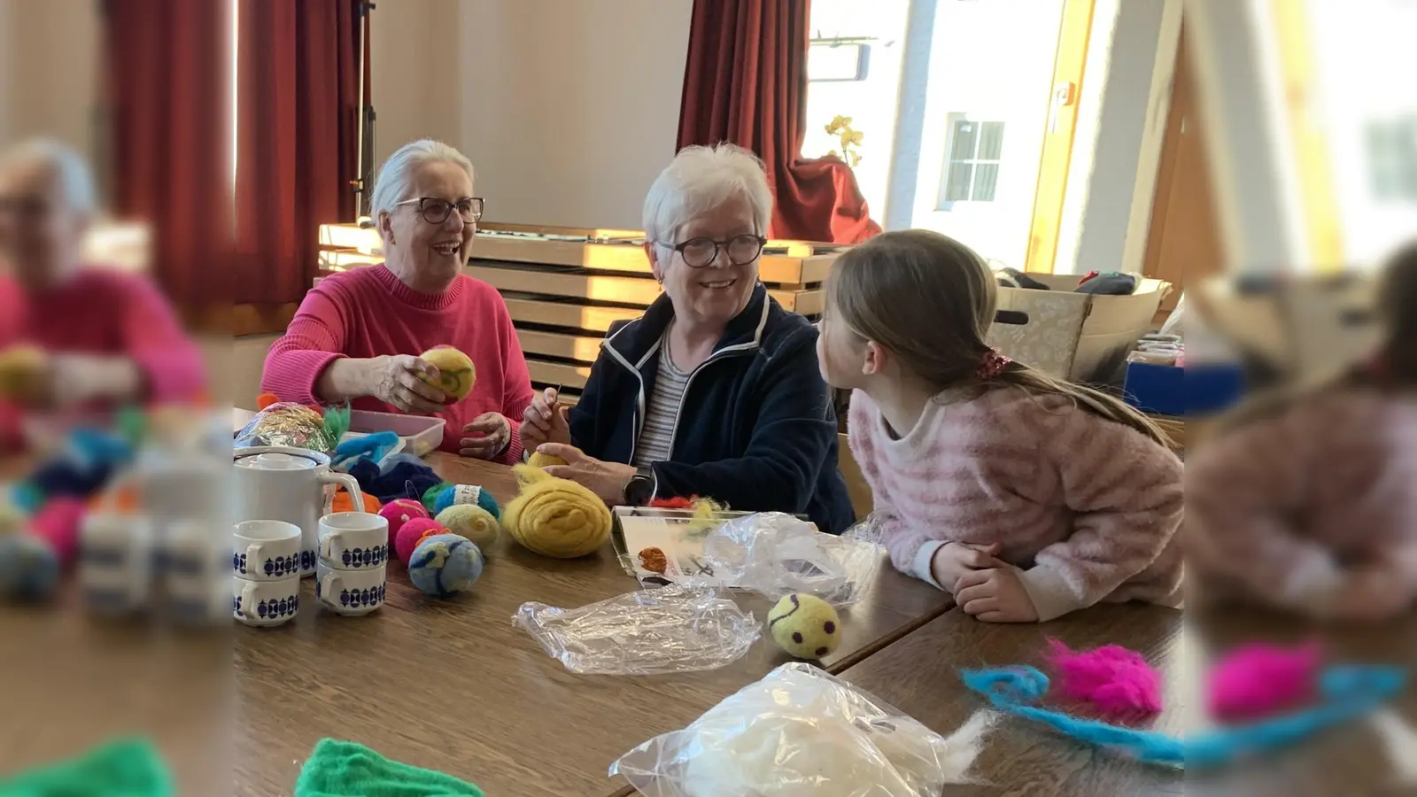 Das Steinwalnetz verbindet jung und alt. (Bild: Sarah Gallitzendörfer)