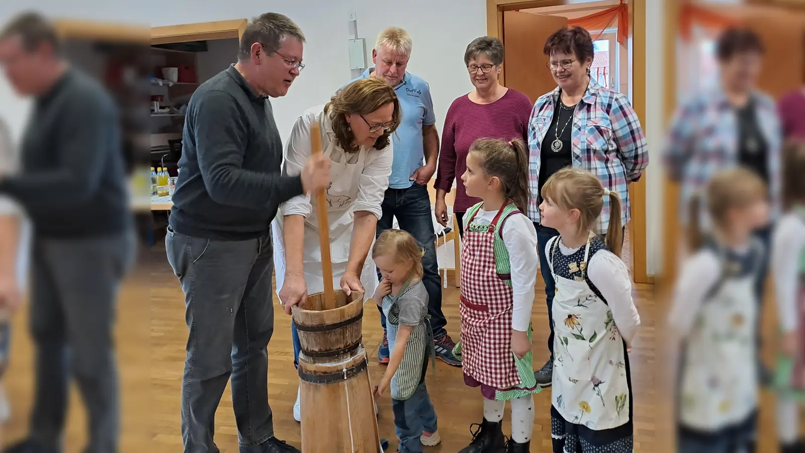 Ausbutter wie zu Urgroßmutters Zeiten  (Bild: Gisela Kuhbandner)