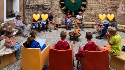 Ferienprogramm Lagerfeuergeschichten. (Bild: Elisabeth Voit)