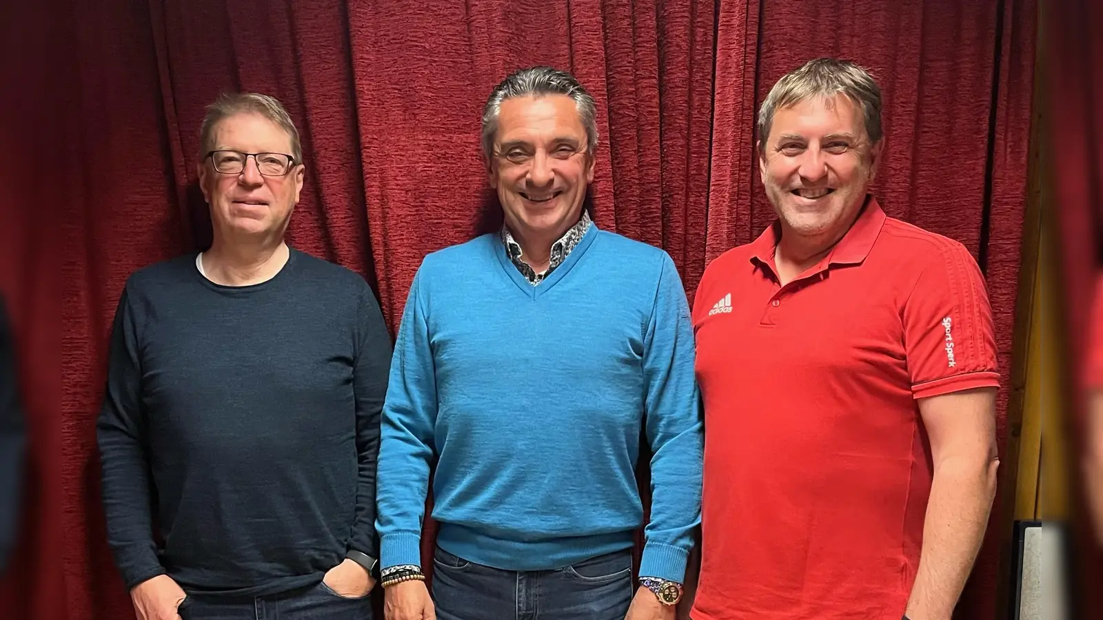 v.l. 1. Vorstand Norbert Wilterius, 2. Vorstand Bruno Geyer, 1. Bürgermeister Ewald Plößner (Bild: Heidi Stopfer-Wilterius)