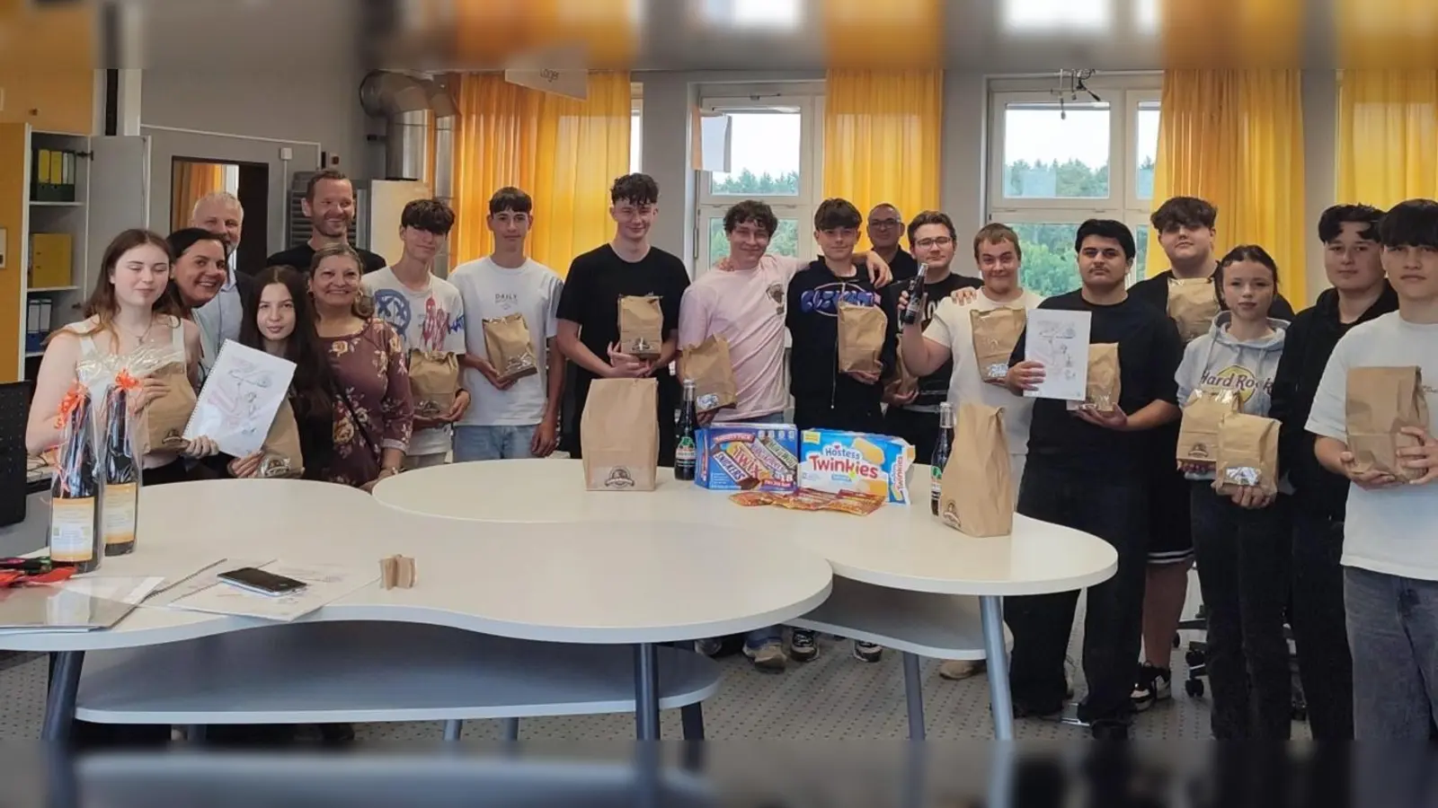 Die Jugendlichen haben die Chance auf praxisnahes Lernen gerne genutzt. (Bild: Ralf Wittmann)