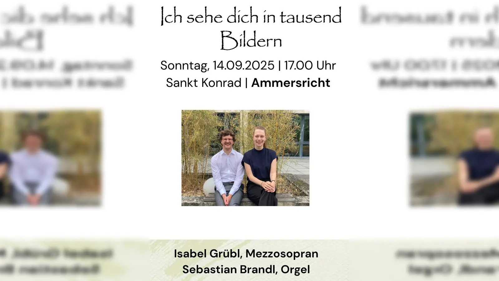Angaben zum Konzert am 14.09.2025 (Bild: Michael Jakob)