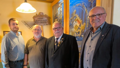 V.l. Daniel Jahn, Stephan Mathy, Richard Berger, Ewald Zetzel. (Bild: Stephan Mathy)