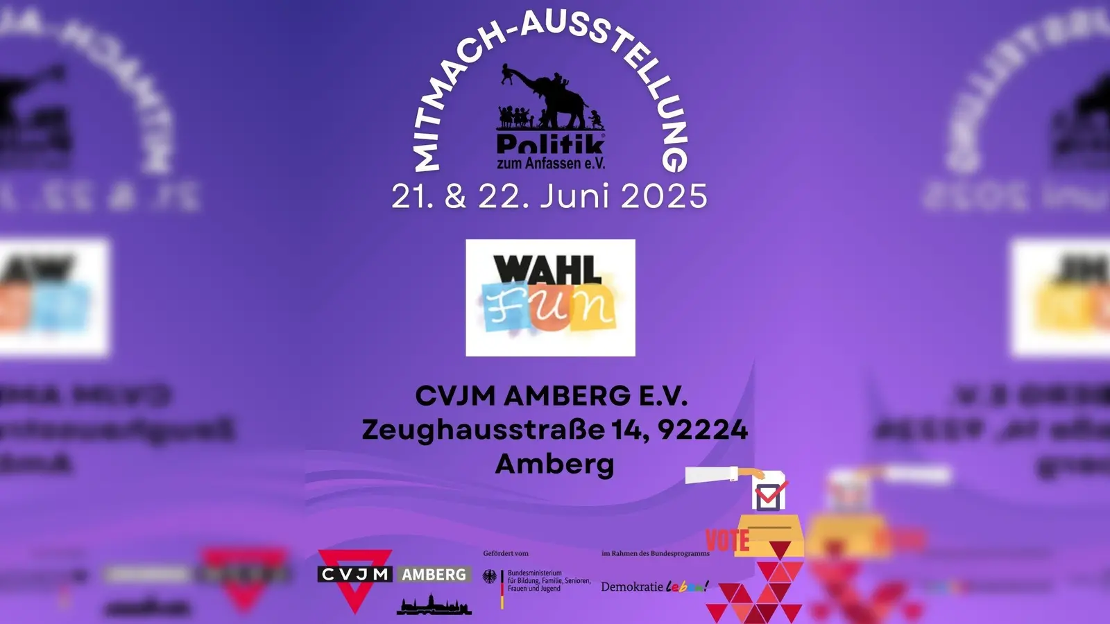 Einladung zum WahlFun-Stand (Bild: Christian Glaßer )