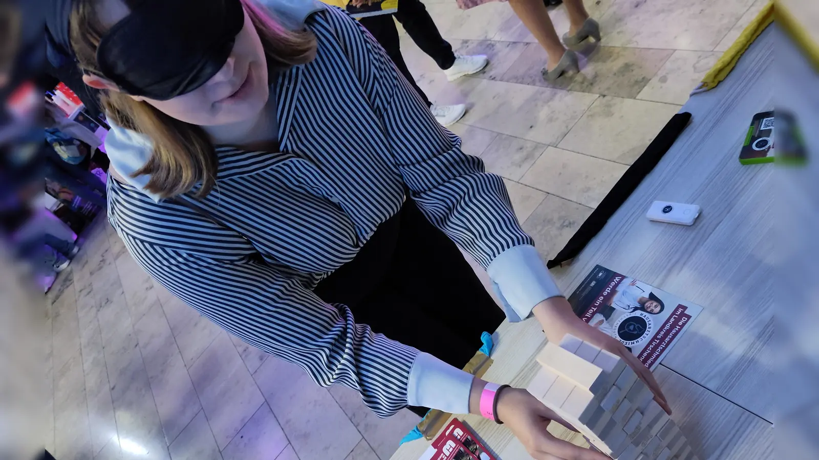 Aktion auf der Langen Nacht der Demokratie (Bild: Christina Ponader)