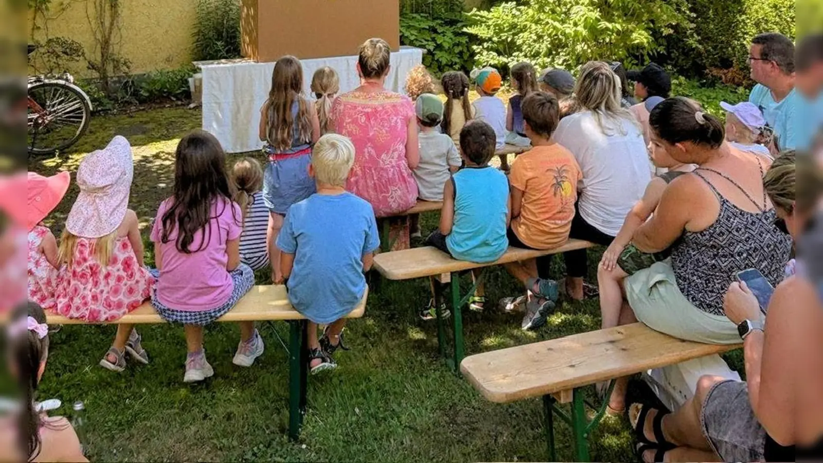 Auch ein Kasperltheater wurde aufgeführt. (Bild: Johann Bauer)