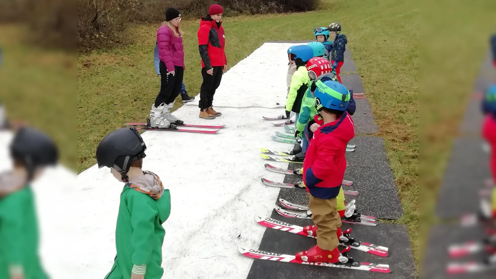 Viel gab es zu Lernen und zu Entdecken beim Mattenskikurs des Skiclubs Rieden.  (Bild: Christian Huger)