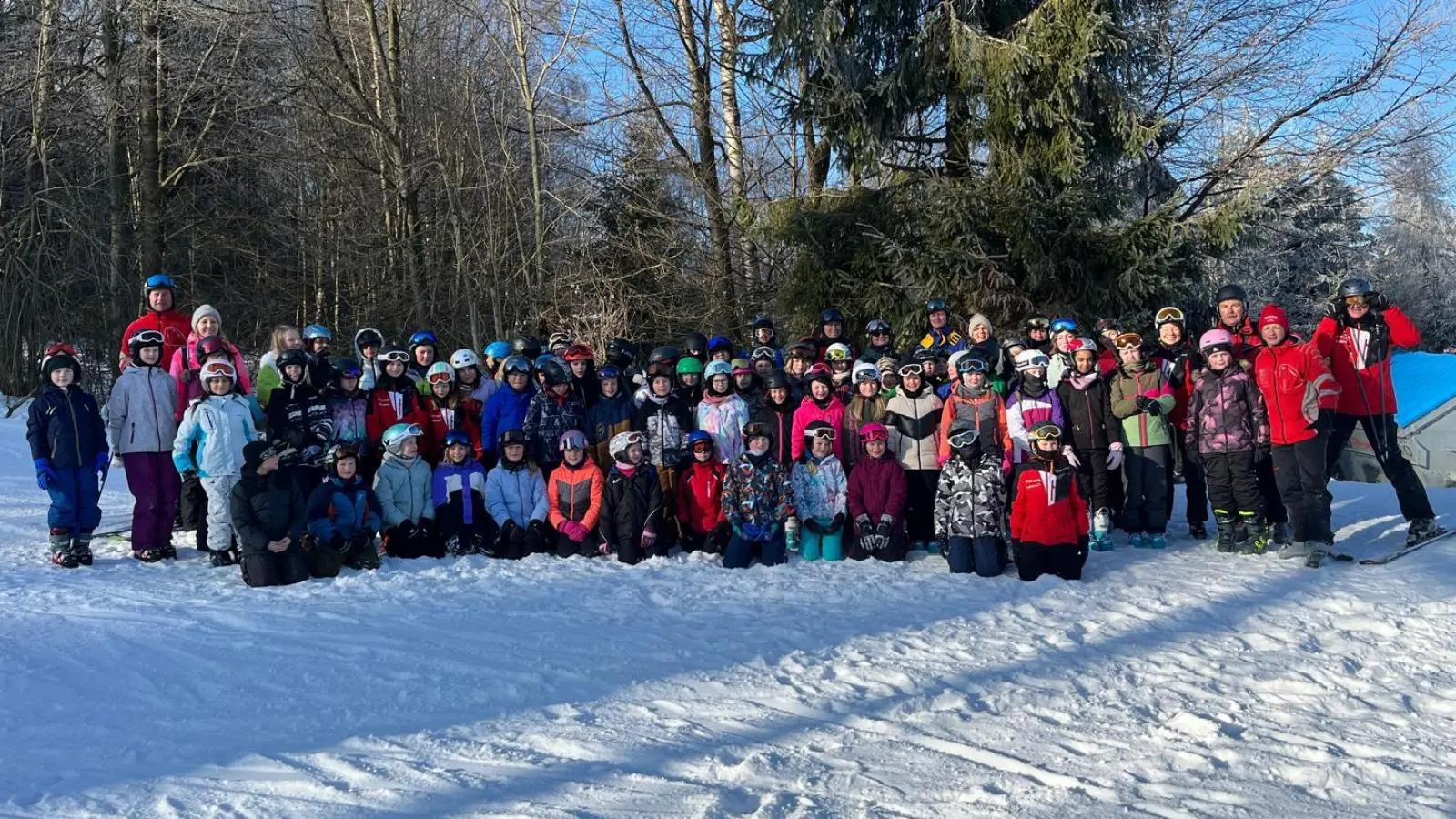 Skigruppe Alpin Zottbachtalschulen (Bild: Gabi Süß)