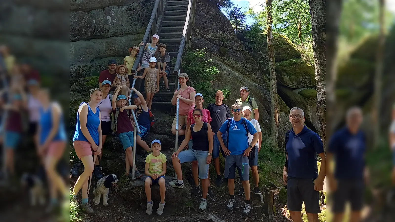 Geschichtenwanderung des FGV Ebnath und Neusorg (Bild: Martin Exner)