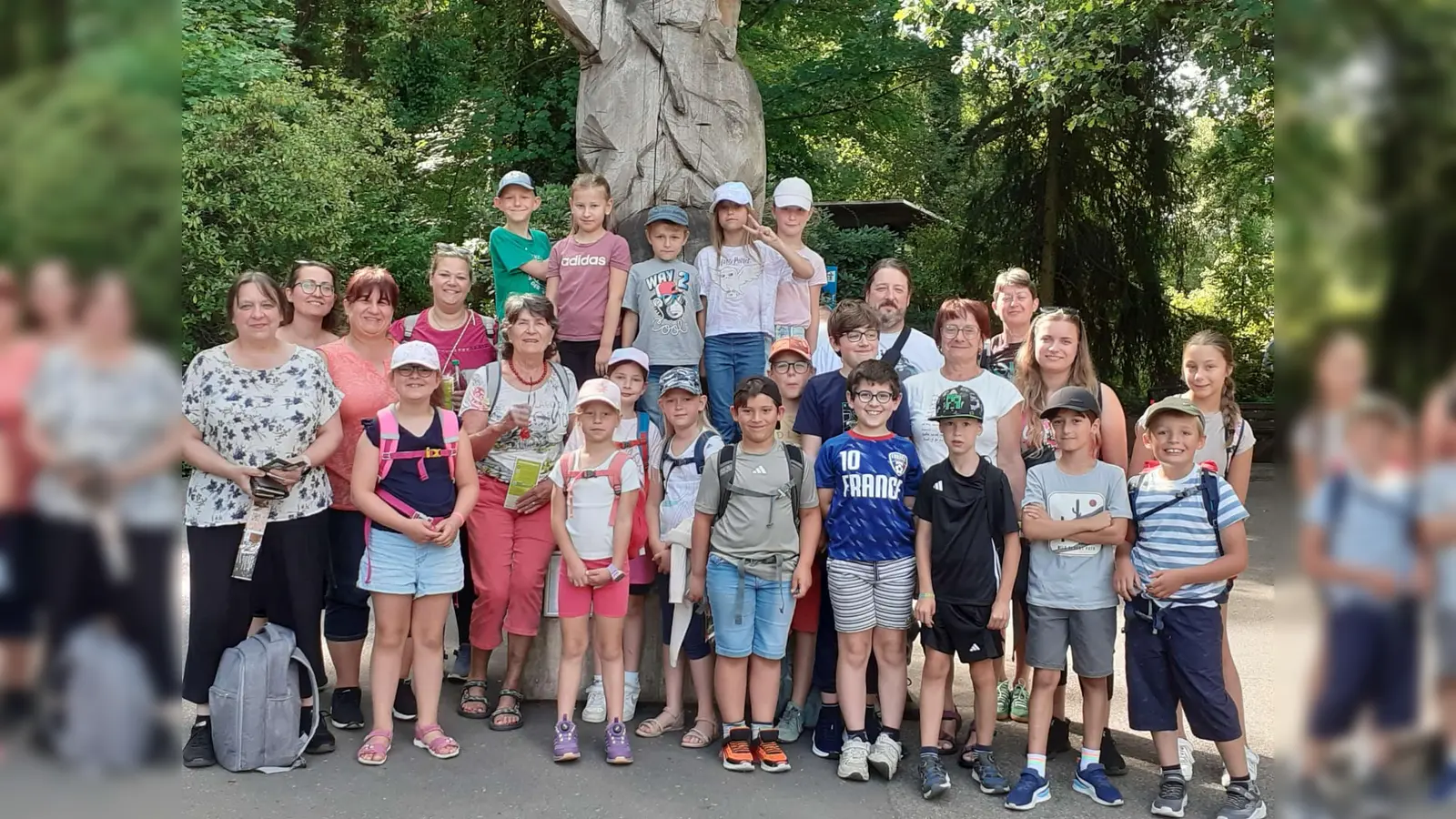 Viel Spaß hatten die Kinder der Waldthurner Mittags- und Hausaufgabenbetreuung beim Ausflug in Nürnberger Tiergarten. (Bild: Tanja Pflaum)