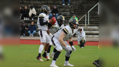 Die Amberger Offense in Nürnberg (Bild: Michael Sandner)