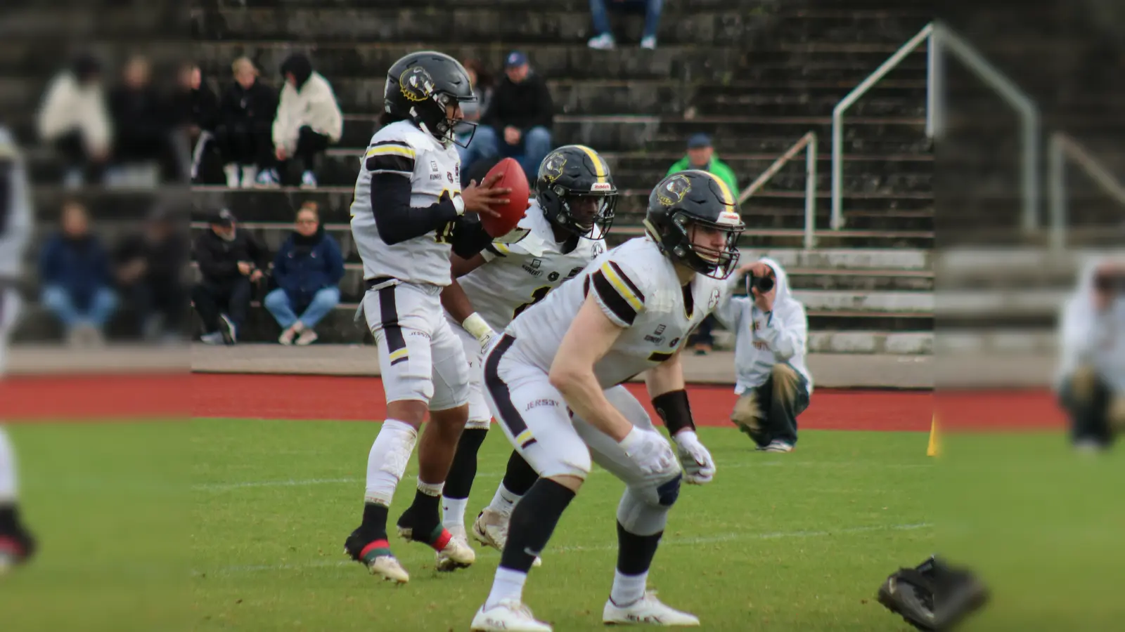 Die Amberger Offense in Nürnberg (Bild: Michael Sandner)