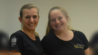 Die Seele der Truppe: Irina Zwetzig und Monique Linke. Die beiden bilden das Vorstandsteam.  (Bild: Helmut Kunz)