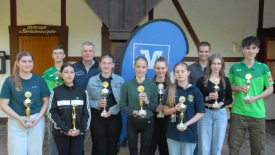 Die erfolgreichen Mannschaften des Raiffeisen - Jugend Cups 2025. (Bild: Josef Popp)