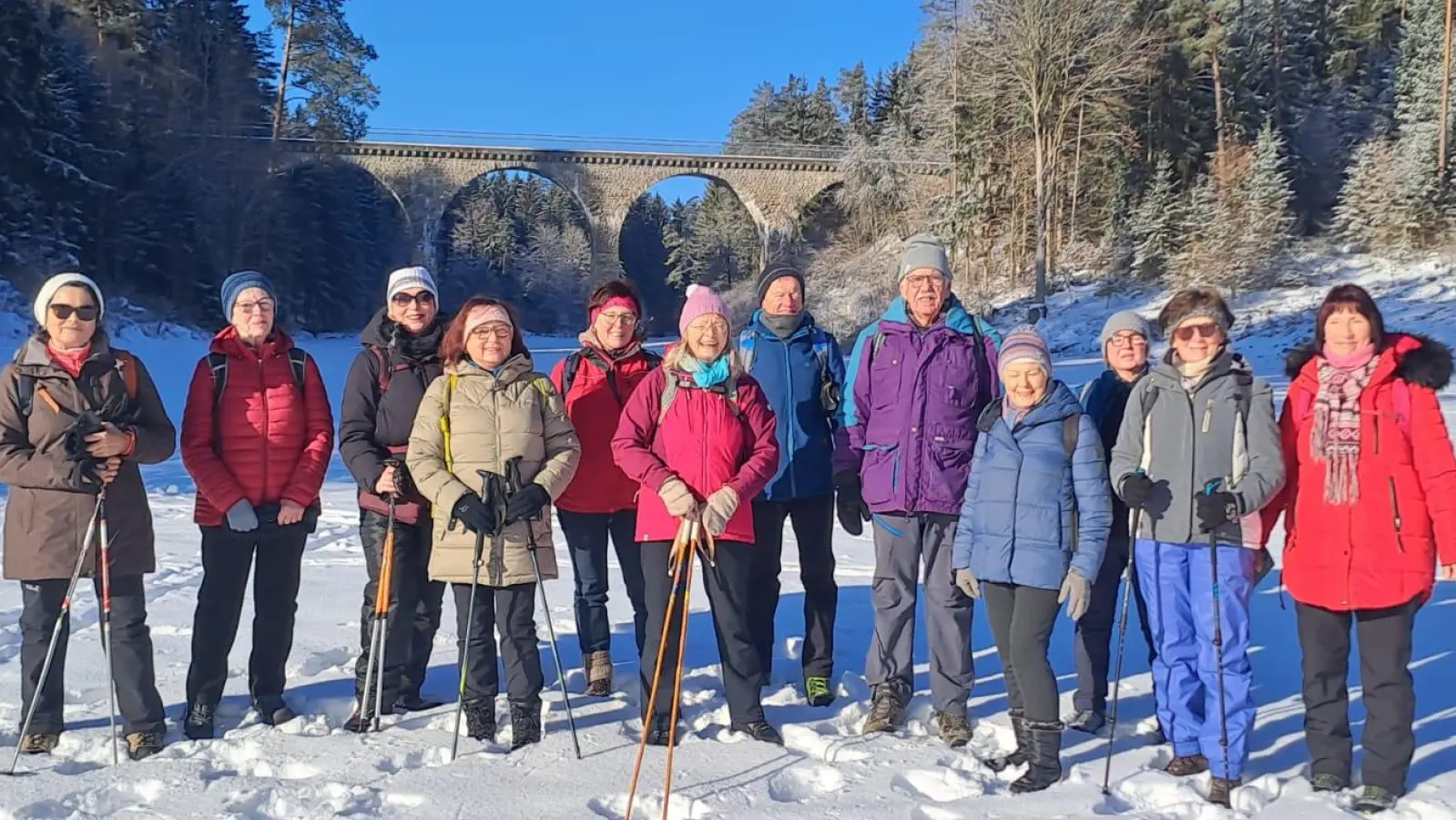 Herrliche Winterwanderung zur Hoibrücke. (Bild: Irene Pemp)