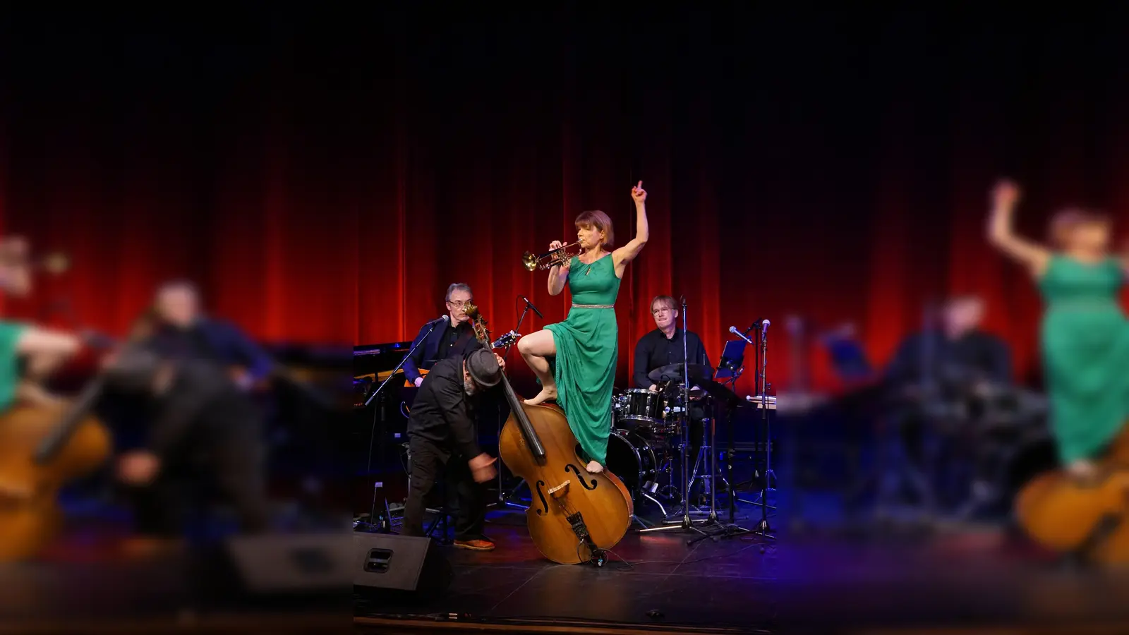 Antje Rietz bei einem ihrer mitreißenden Liveauftritte. (Bild: Holger May)