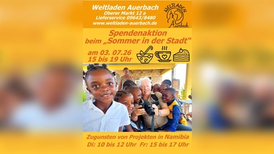 Namibiahilfe mit im Bild Herr Spätling. (Bild: Sibylle Scharnagl)
