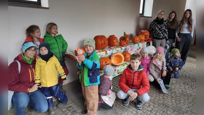 Die Teilnehmer ließen aus einem einfachen Kürbis mit ein bisschen Fantasie kleine Kunstwerke entstehen. (Bild: Gaby Reiml)