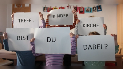 Die Kinder freuen sich schon auf den Treff. Kinderkirche. Bist du auch dabei? (Bild: Stefanie Unterburger)