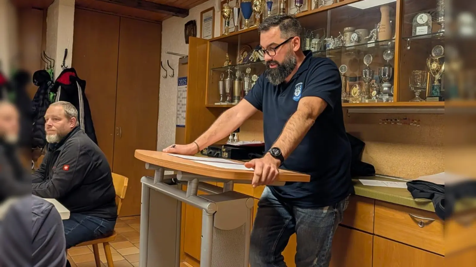 Der neue Förderkreisvorstand Michael Rauch war mit seinem ersten „Regierungsjahr“ sehr zufrieden und freut sich auf weitere neue, spannende Projekte mit seinem Team. (Bild: Franz Ficker)