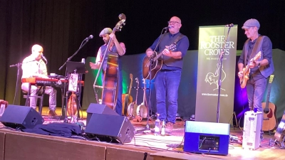 The Rooster Crow aus Regensburg begeisterten die Zuhörer mit ihren Songs und als Multiinstrumentalisten. (Bild: Mariele Schön)
