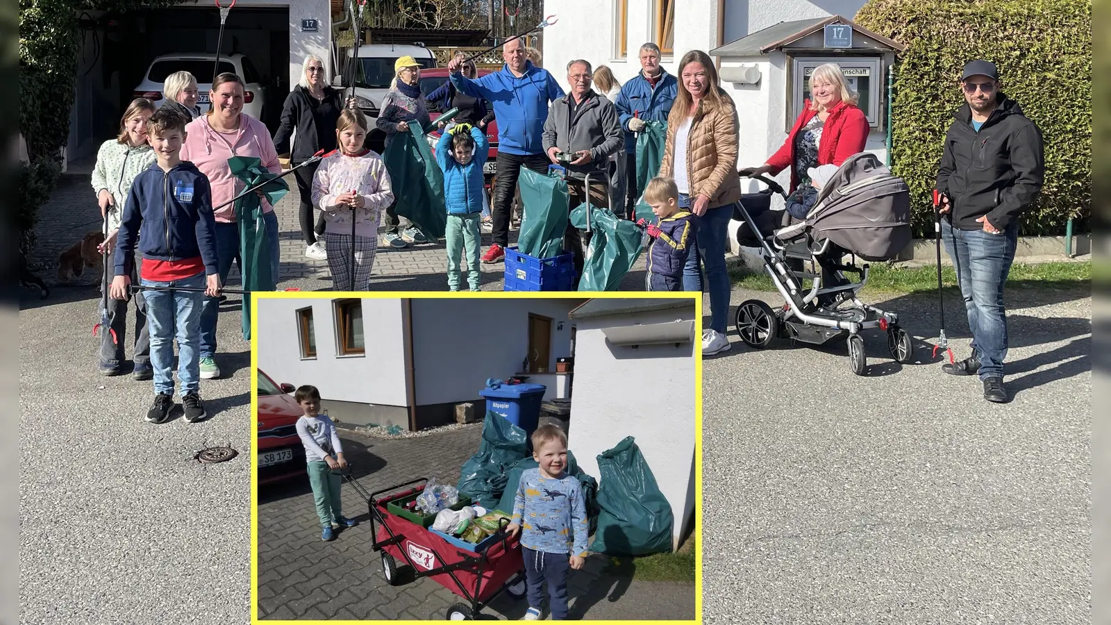 Ramadama-Aktion am Brandweiher (Bild: Markus Pschierer)