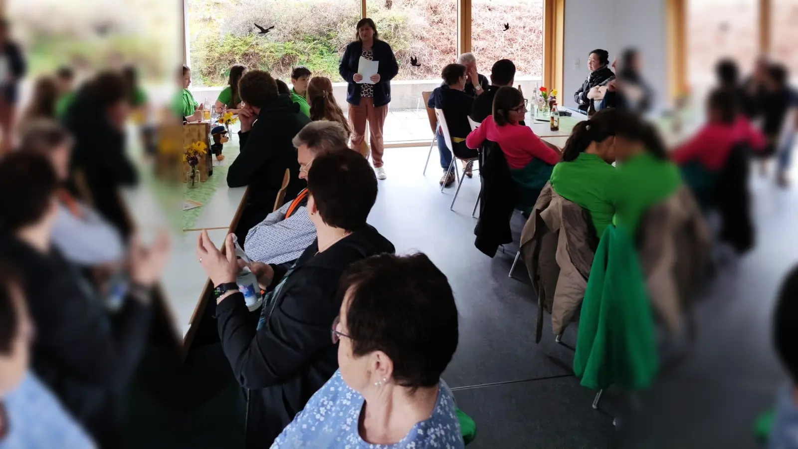 Frau Marianne Schieder referiert zum Thema „Vorsorgevollmacht” im Pfarrheim Glaubendorf  (Bild: Brigitte Klinger)