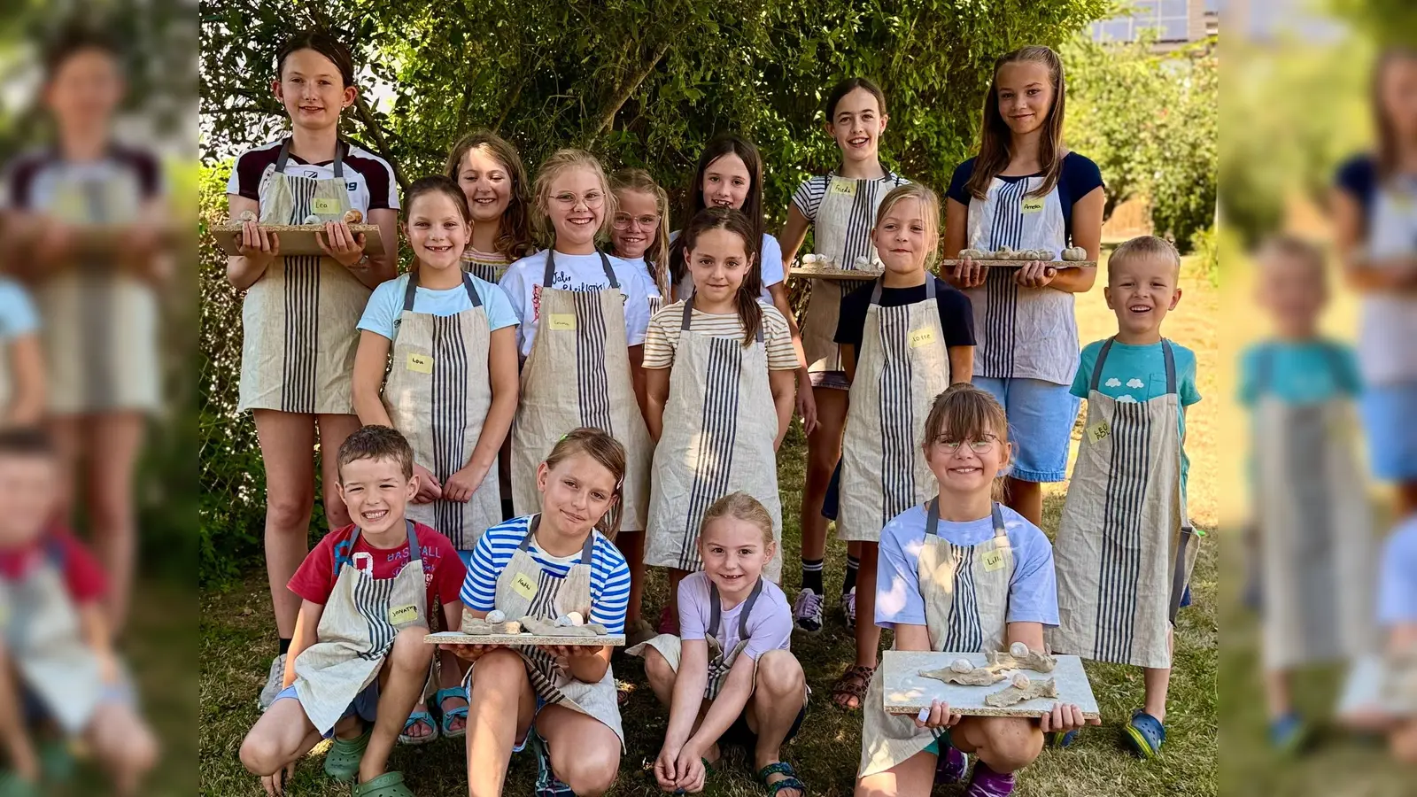 Schneckentöpfern im Kinderferienclub Neustadt (Bild: Antje Gradl)