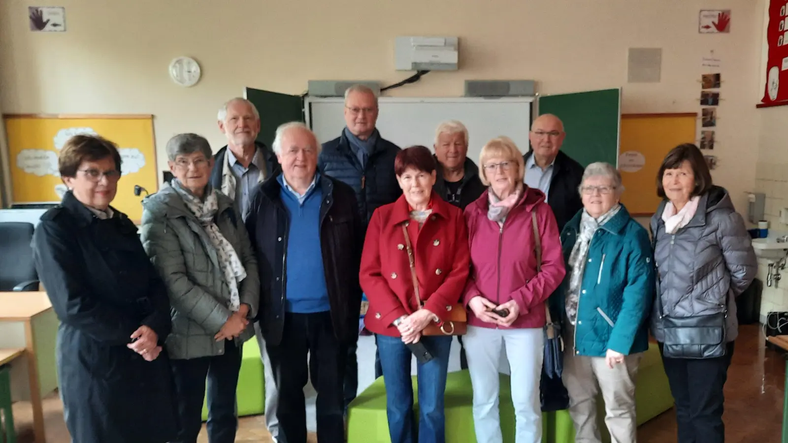 Elf Teilnehmer zählte das Klassentreffen des Einschulungsjahrgangs 1958.  (Bild: Stefan Blind )