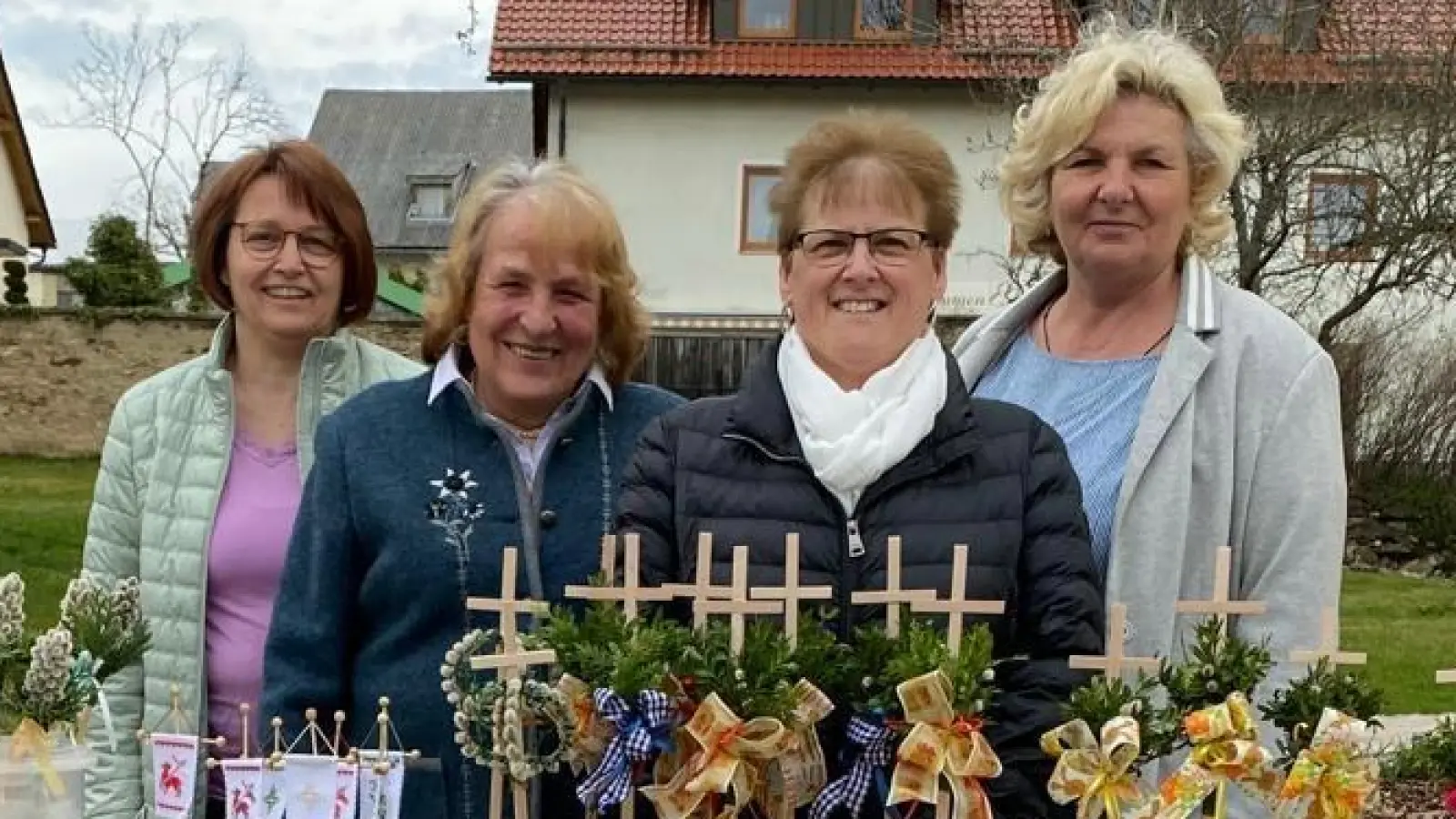 Maria Kreuzer, Margit Ebnet, Irmgard Horn, Sabine Kuhn . (Bild: Hannelore Hopfner )