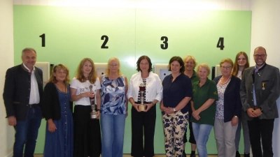 Die erfolgreichsten Damen beim Gaudamenschießen des Schützengaues Bruck. (Bild: Gerhard Hafensteiner)